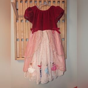 Mini Boden Red and Pink Nutcracker Dress